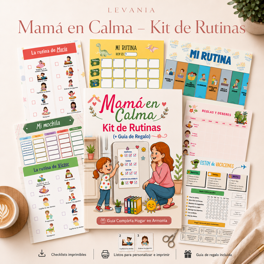 Mamá en Calma – Kit de Rutinas ( + Guía de Regalo)