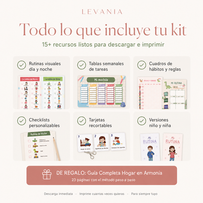Mamá en Calma – Kit de Rutinas ( + Guía de Regalo)